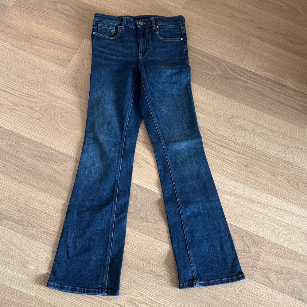 Zara high rise wide leg jeans